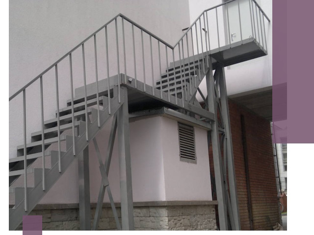 Монтаж пожарных лестниц под ключ в Людинове с гарантией качества