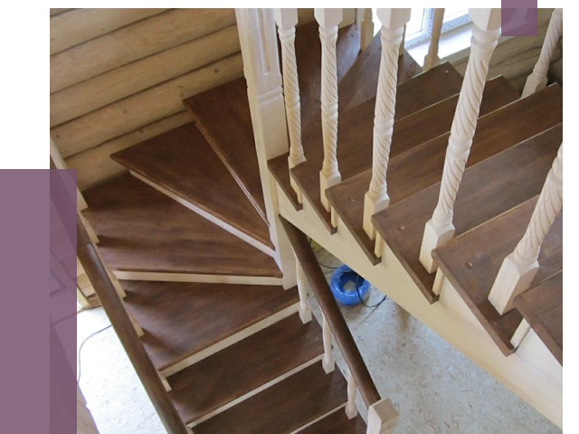 Реставрация деревянных лестниц в Людинове от 4275 руб.