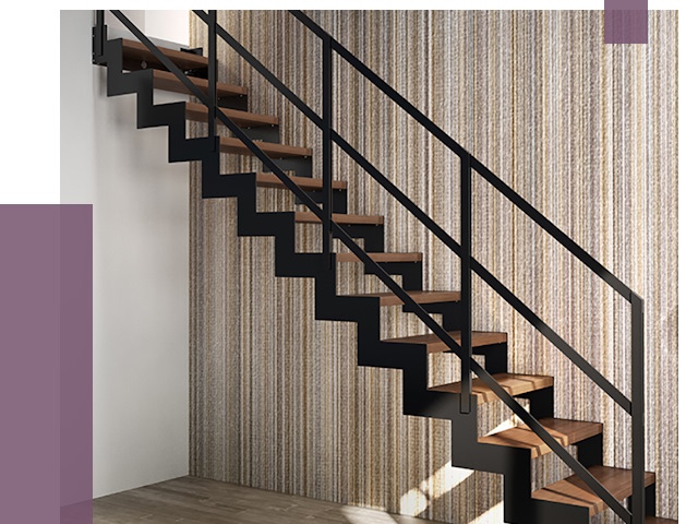 Изготовление металлических лестниц в Людинове от 48346 руб. | ПРОЛЁТ-Люд