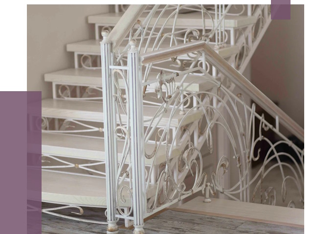 Изготовление кованых лестниц на заказ в Людинове от 86513 руб. | ПРОЛЁТ-Люд