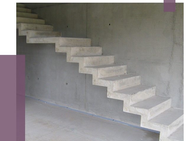 Бетонные лестницы в Людинове от 18829 руб. под ключ | ПРОЛЁТ-Люд