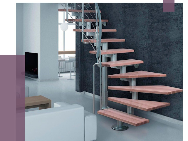 Модульные лестницы в Людинове от 16794 руб. — купить в ПРОЛЁТ-Люд