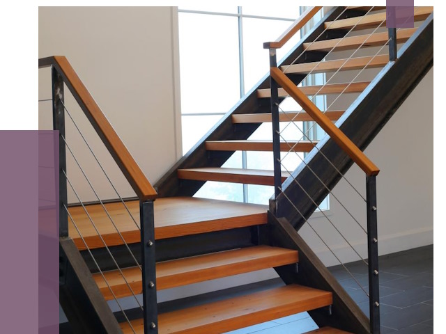 Изготовление лестниц на металлокаркасе в Людинове от 18829 руб. | ПРОЛЁТ-Люд