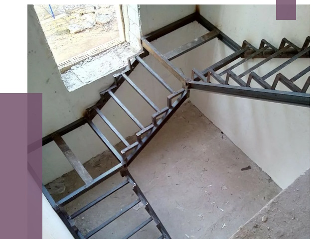 Монтаж лестниц на металлокаркасе в Людинове от 12723 руб. — ПРОЛЁТ-Люд