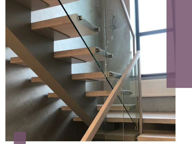 Изготовление лестниц на монокосоуре в Людинове с монтажом и гарантией