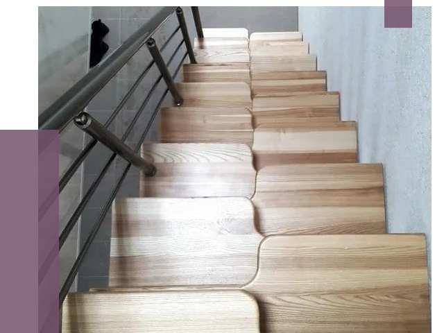 Лестницы гусиный шаг в Людинове от 12977 руб. под ключ | ПРОЛЁТ-Люд