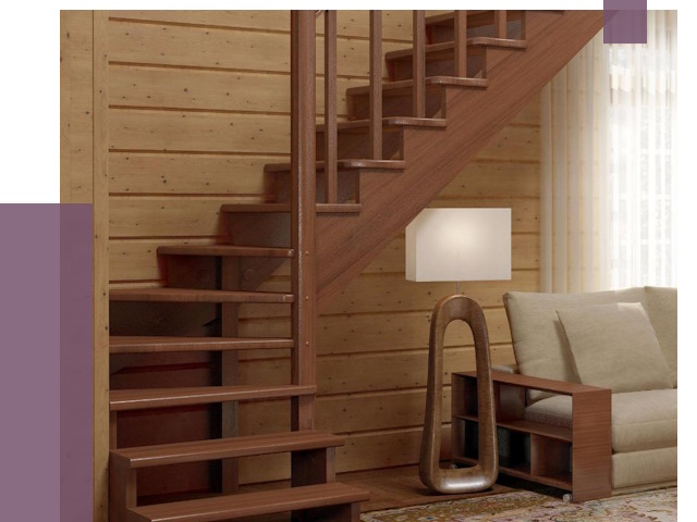 Лестницы эконом класса в Людинове от 18168 руб. бюджетные решения