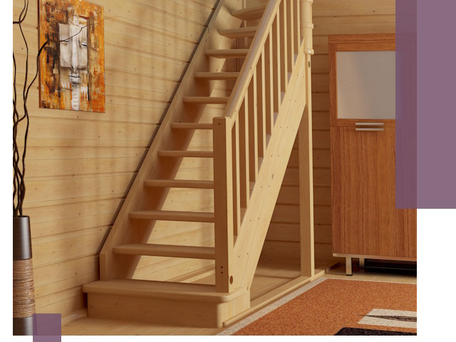 Лестницы эконом класса под ключ в Людинове — недорого и быстро