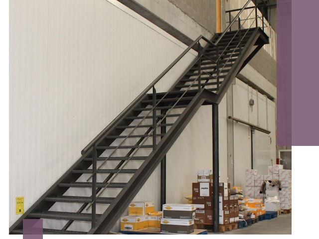 Лестницы для производства в Людинове — изготовление и монтаж