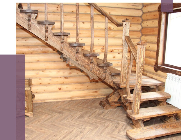 Лестницы в баню в Людинове от 19033 руб. — изготовление | ПРОЛЁТ-Люд