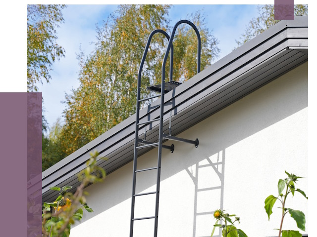 Лестницы на крышу в Людинове от 19033 руб. — монтаж и монтаж ПРОЛЁТ-Люд