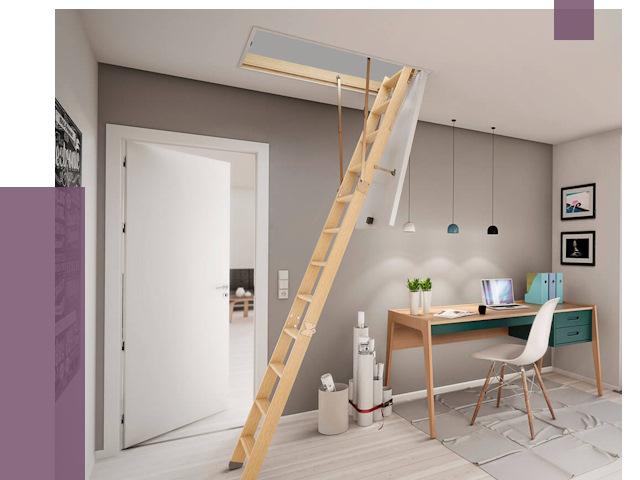 Чердачные лестницы в Людинове — от 14504 руб. | ПРОЛЁТ-Люд