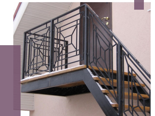 Металлические перила в Людинове от 4275 руб.  | ПРОЛЁТ-Люд