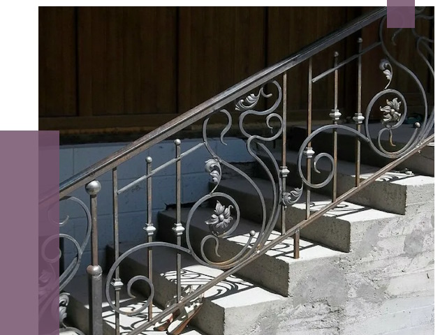 Кованые перила в Людинове от 8651 руб. под ключ — качество от ПРОЛЁТ-Люд