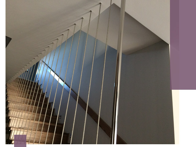 Тросовые перила под ключ в Людинове — производство и монтаж