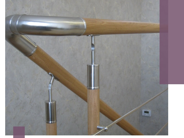 Комбинированные перила на заказ в Людинове — монтаж и производство