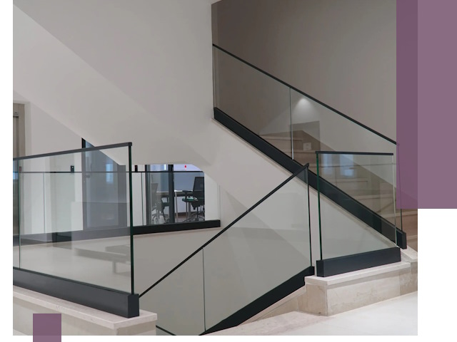 Стеклянные перила премиум-класса с установкой в Людинове