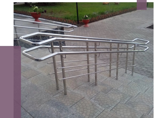 Перила для инвалидов в Людинове от 7552 руб. под ключ | ПРОЛЁТ-Люд