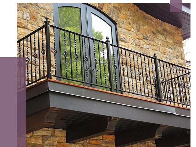 Балконные ограждения в Людинове от 7990 руб. — купить | ПРОЛЁТ-Люд