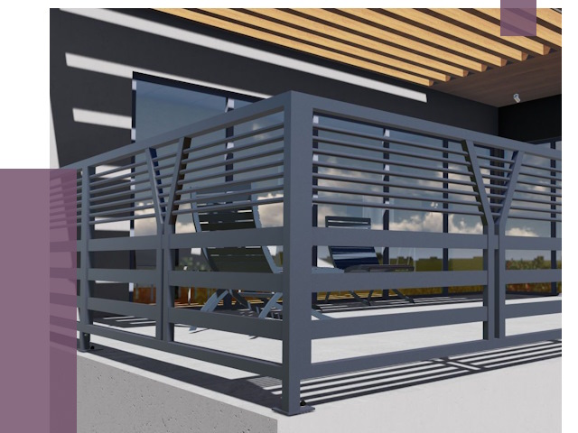 Изготовление балконных ограждений в Людинове от 10687 руб. | ПРОЛЁТ-Люд