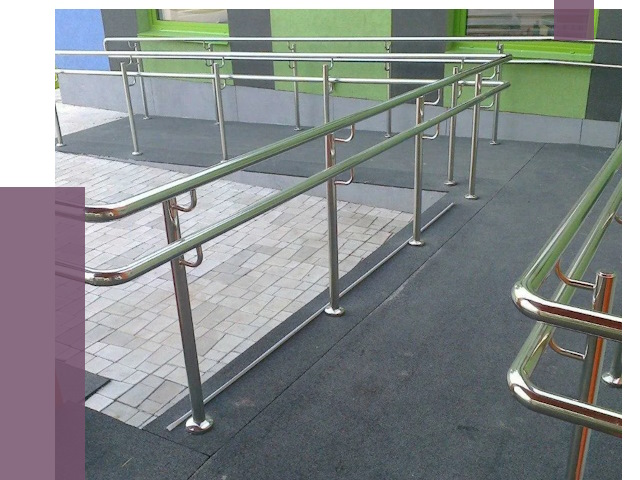 Ограждения пандусов в Людинове от 4326 руб. монтаж | ПРОЛЁТ-Люд