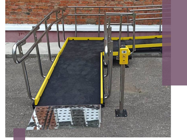 Изготовление наклонных пандусов для инвалидов в Людинове