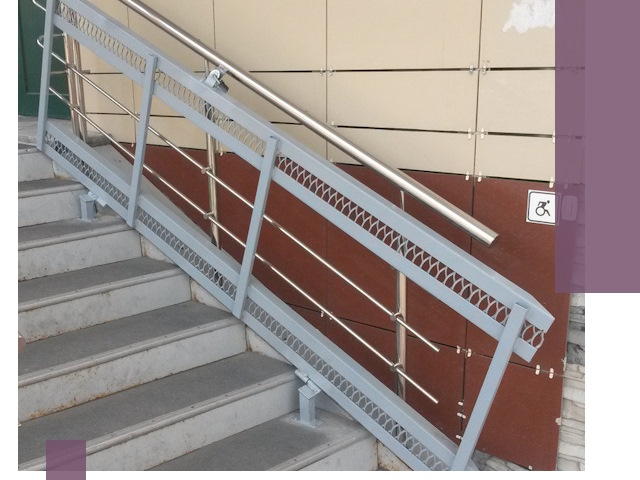 Изготовление откидных пандусов под ключ в Людинове