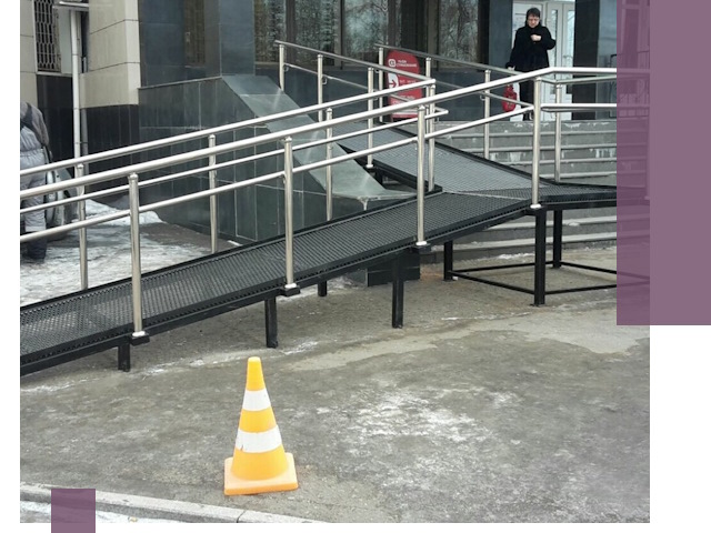 Стационарные пандусы под ключ в Людинове — изготовление и монтаж