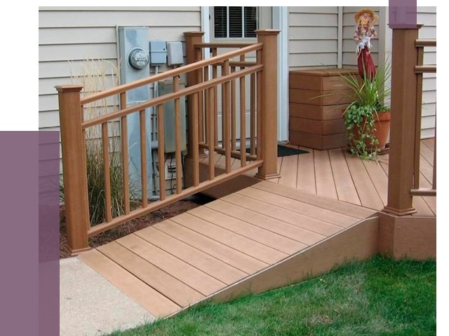 Пандус на крыльцо в Людинове под ключ от 7735 руб.