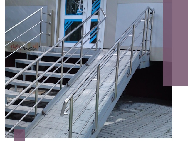 Пандус на крыльцо под ключ в Людинове: монтаж и изготовление