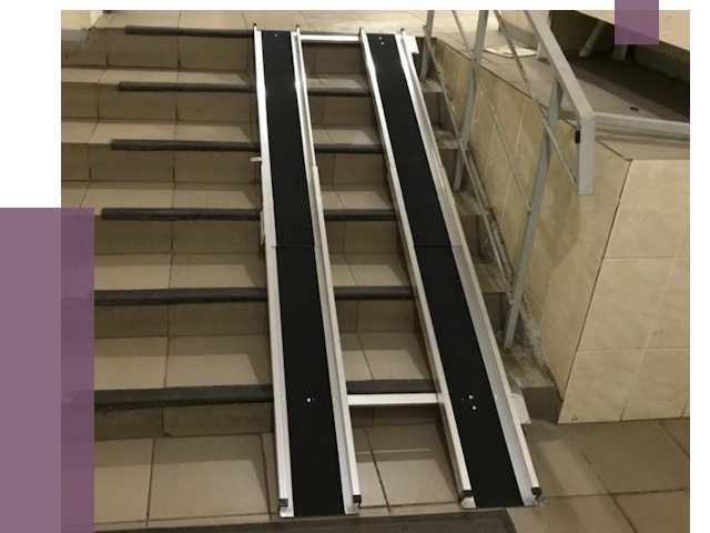 Установка пандуса в подъезд в Людинове от 7939 руб. под ключ | ПРОЛЁТ-Люд