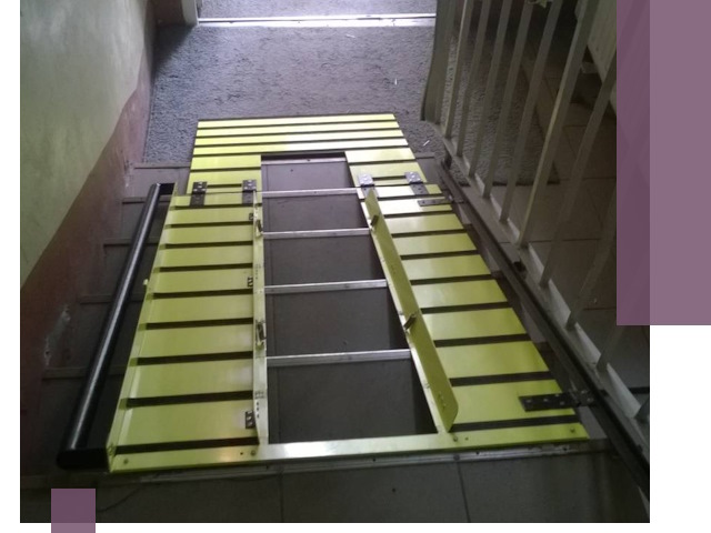 Профессиональный монтаж пандуса в подъезд в Людинове