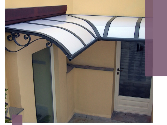 Монтаж козырьков любой сложности в Людинове под ключ