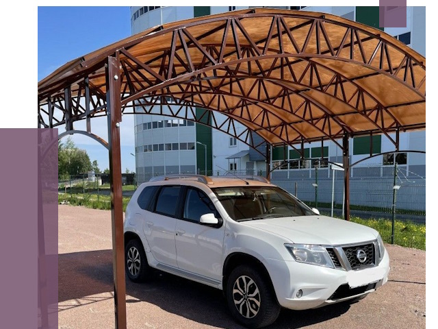 Недорогие навесы в Людинове от 42748 руб. | ПРОЛЁТ-Люд