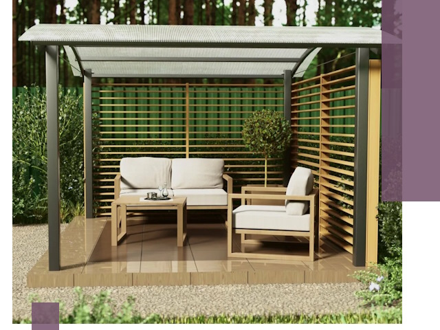 Навесы для дачи в Людинове: изготовление, монтаж и демонтаж