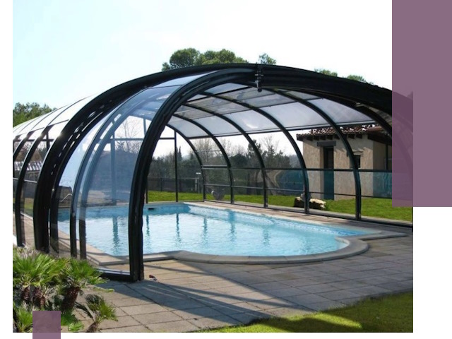 Навесы для бассейна в Людинове: изготовление и монтаж под ключ