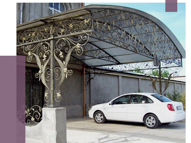 Кованые навесы в Людинове от 14504 руб. | ПРОЛЁТ-Люд