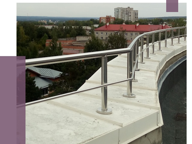 Парапеты и ограждения кровли в Людинове от 4936 руб. 
