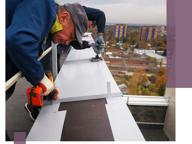 Монтаж парапетов в Людинове — установка прочных металлических ограждений