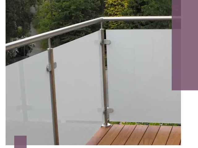 Алюминиевые парапеты для балконов и террас в Людинове