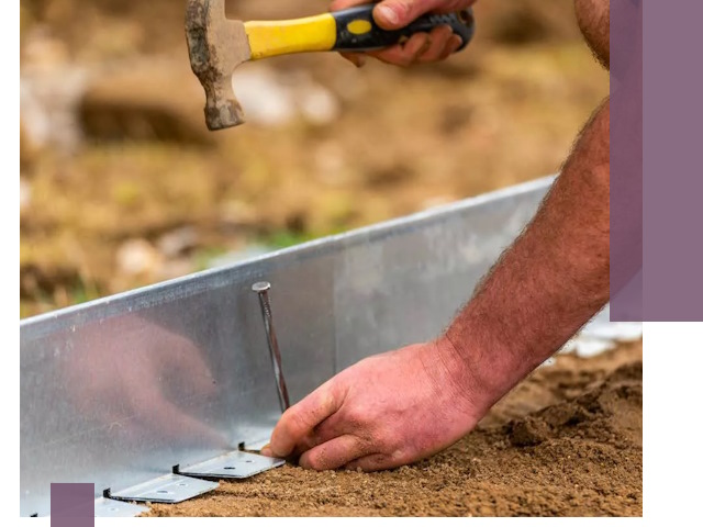 Монтаж металлических бордюров в Людинове быстро и качественно