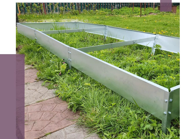 Металлические бордюры для грядок в Людинове от 1781 руб. 