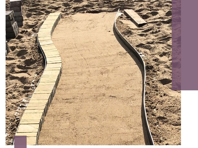 Металлические бордюры для тротуаров в Людинове — прочные и долговечные