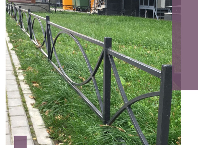 Газонные ограждения из металла в Людинове — монтаж и продажа