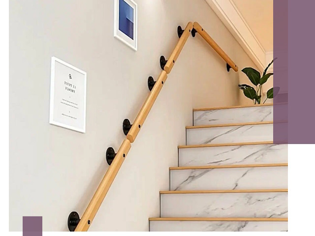 Поручни металлические и деревянные под ключ в Людинове