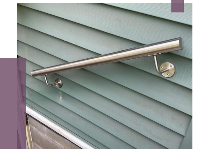 Поручни из нержавеющей стали в Людинове от 7634 руб.  | ПРОЛЁТ-Люд